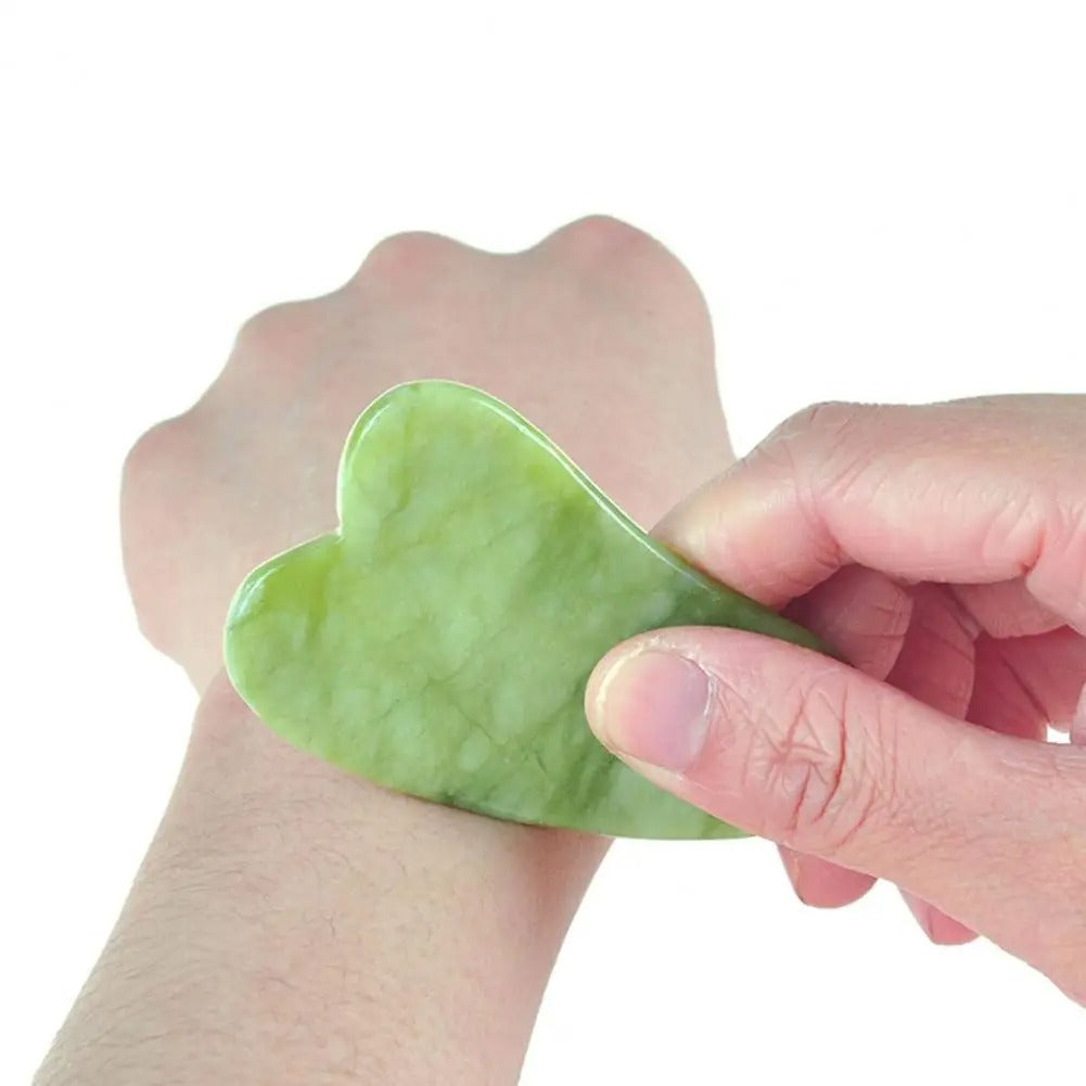 Rouleau de Jade et pierre de massage Gua Sha