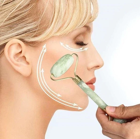 Rouleau de Jade et pierre de massage Gua Sha